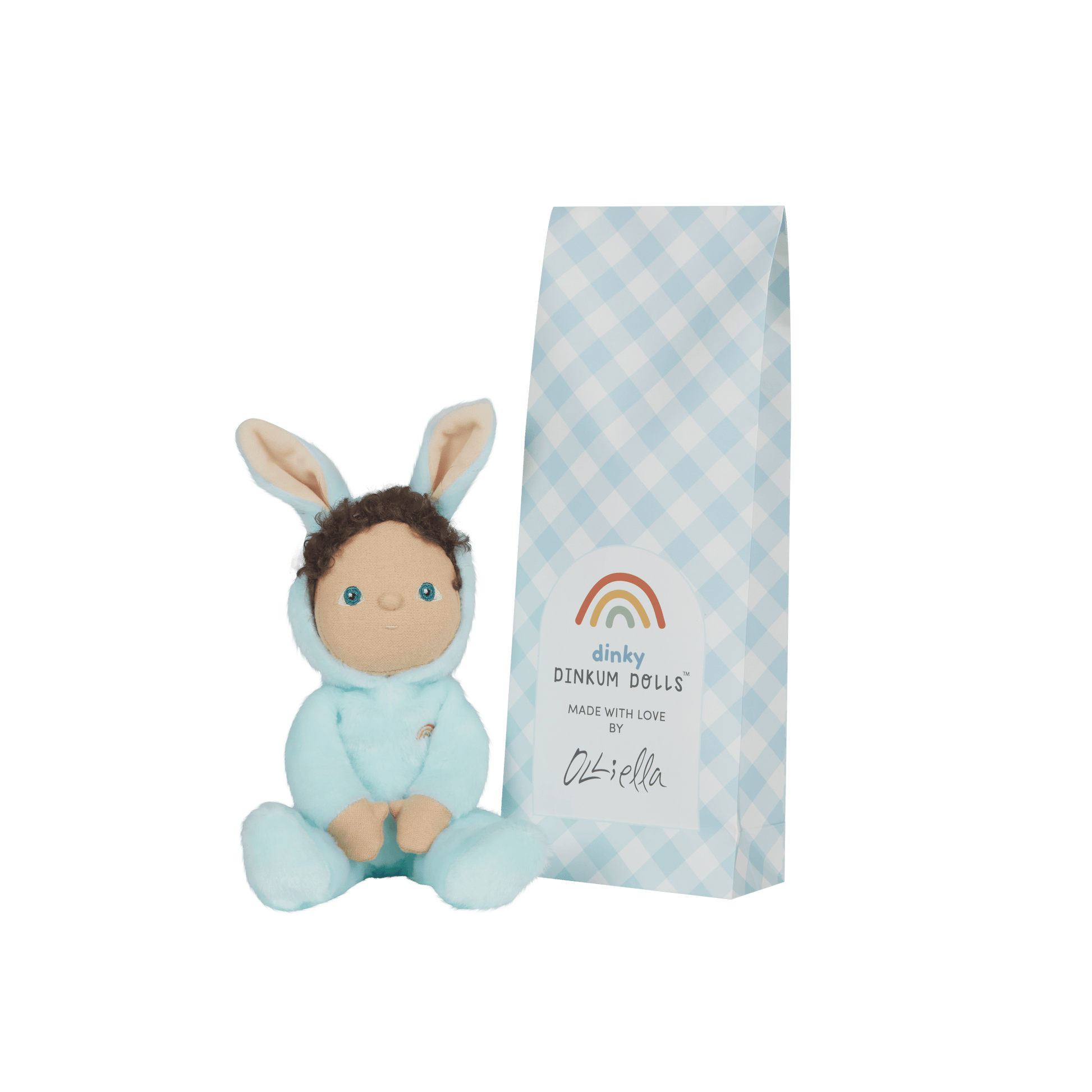 Dinky Dinkum Fluffles Doll - Basil Bunny Olli Ella Lil Tulips