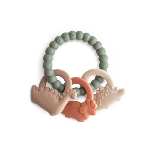 Dino Teething Ring Mushie Lil Tulips