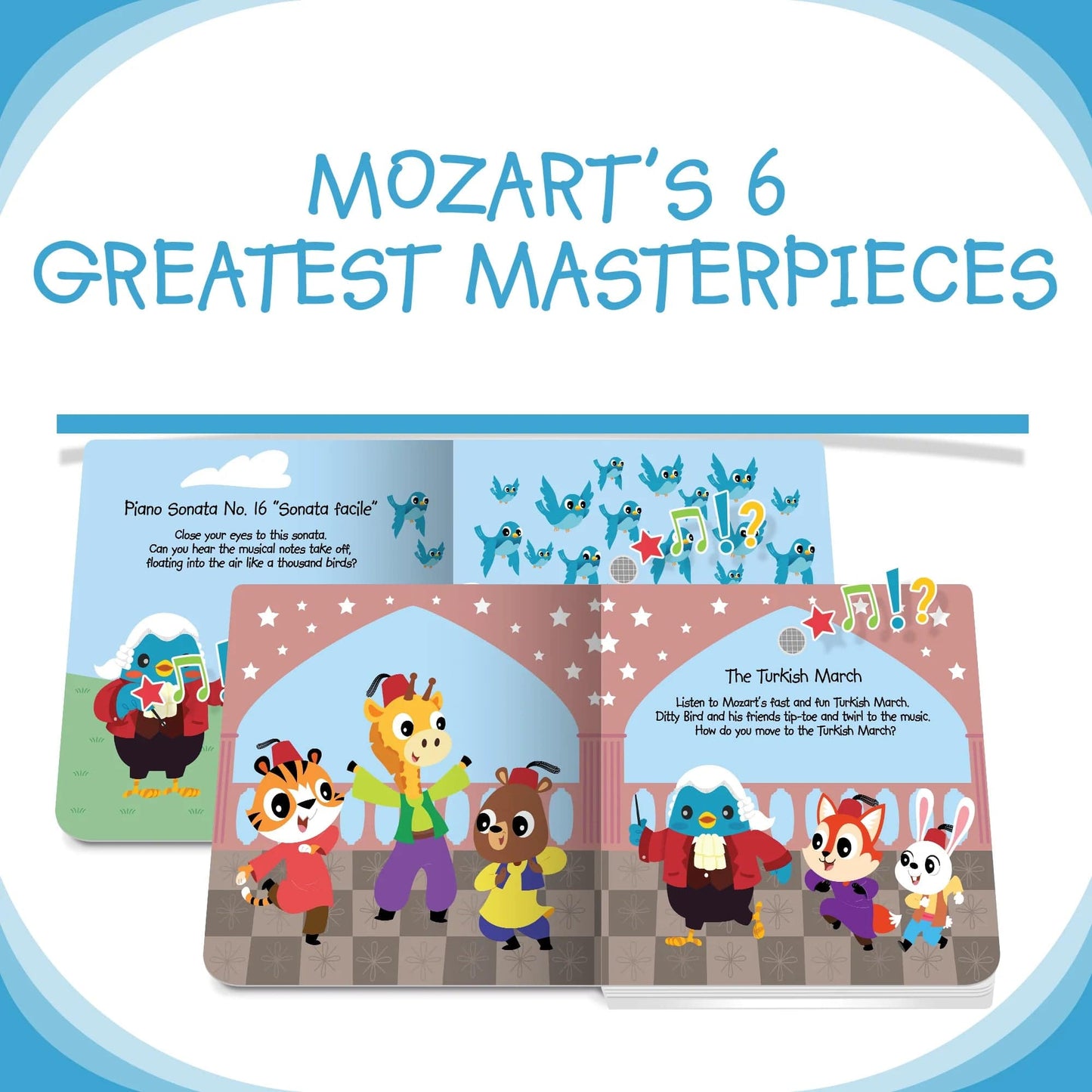 Ditty Bird Baby Sound Book: Music of Mozart Ditty Bird Book Lil Tulips