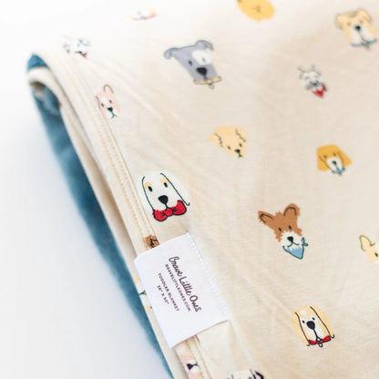 Dogs Cream Toddler Blanket Brave Little Ones Blankets Lil Tulips