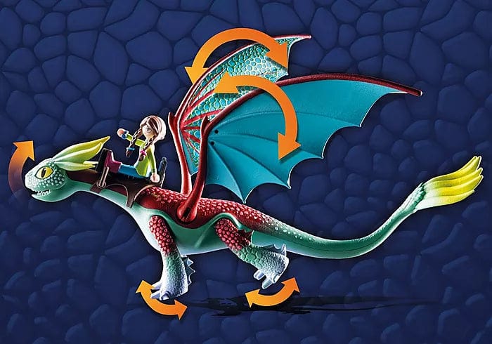 Dragons Nine Realms: Feathers & Alex 71083 Playmobil Toys Lil Tulips