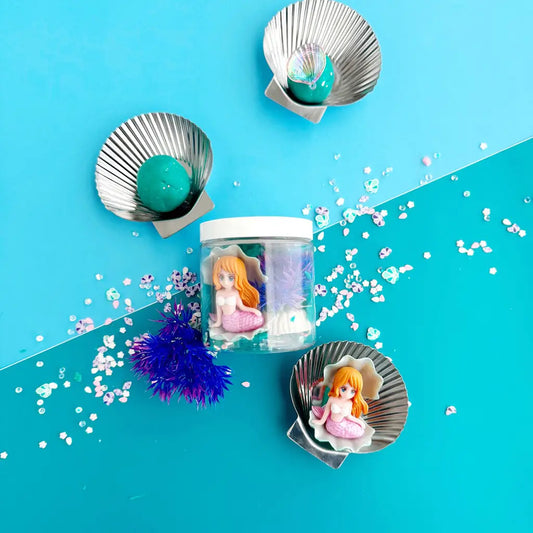 Mermaid Mini Dough-To-Go Play Kit