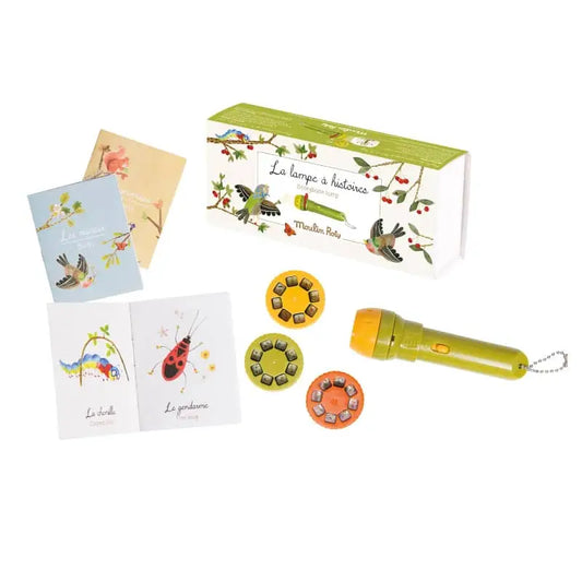 Storybook Torch - Garden Theme with 3 Mini Books