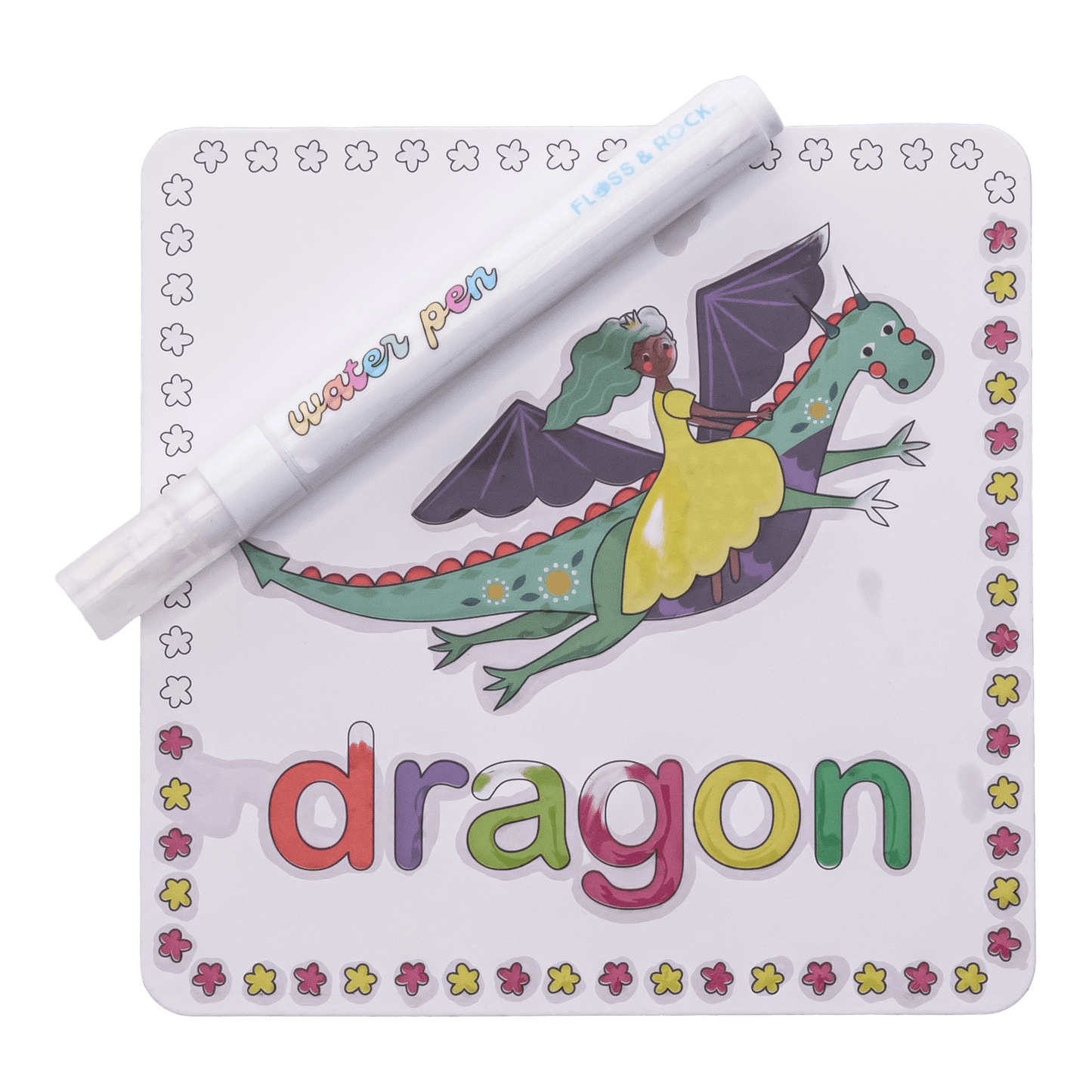 Fairy Tale Water Magic Pen & Color-In Cards Floss and Rock Lil Tulips