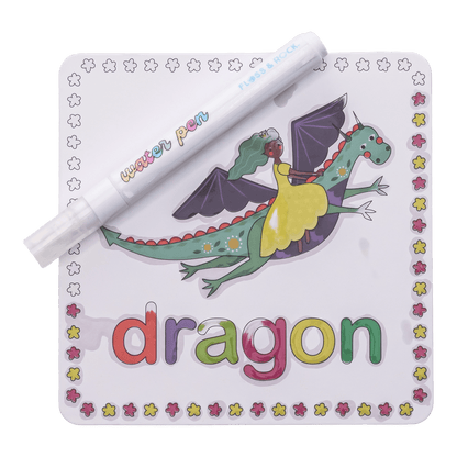 Fairy Tale Water Magic Pen & Color-In Cards Floss and Rock Lil Tulips