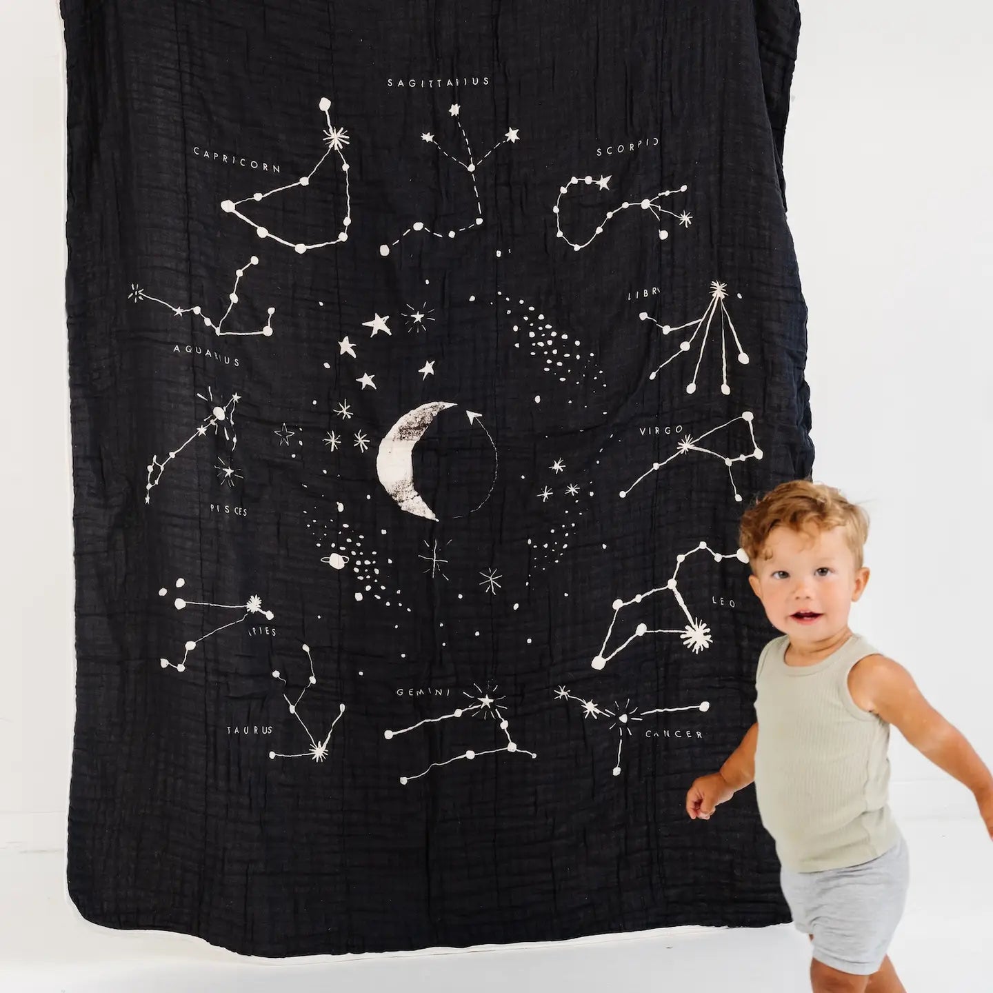 Large Astrology Throw Blanket