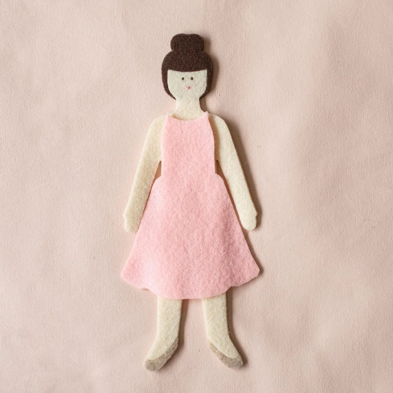 Felt Doll Starter Girl - Hazelnut lowercase toys Lil Tulips