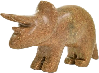 Triceratops Soapstone Carving Kit