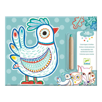 Forest Friends Coloring Kit Djeco Lil Tulips