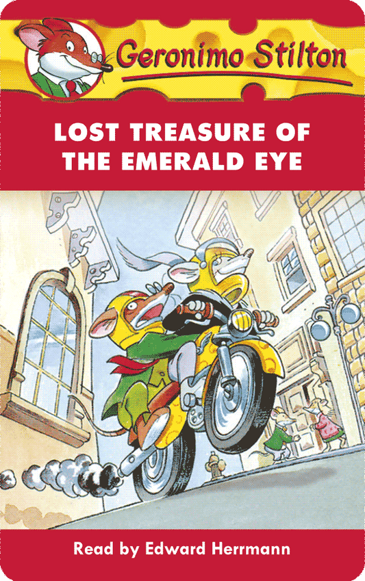 Geronimo Stilton: Book 1 Lost Treasure of the Emerald Eye - Audiobook Card Yoto Lil Tulips