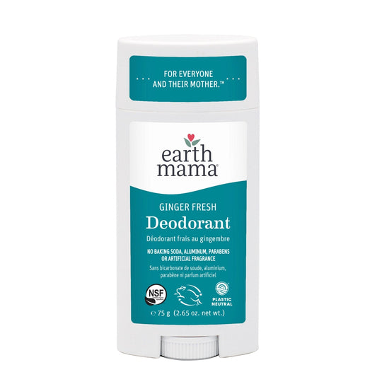 Ginger Fresh Deodorant Earth Mama Organics Lil Tulips