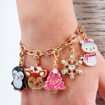 Gold Penguin Charm Charm It! Bracelets Lil Tulips