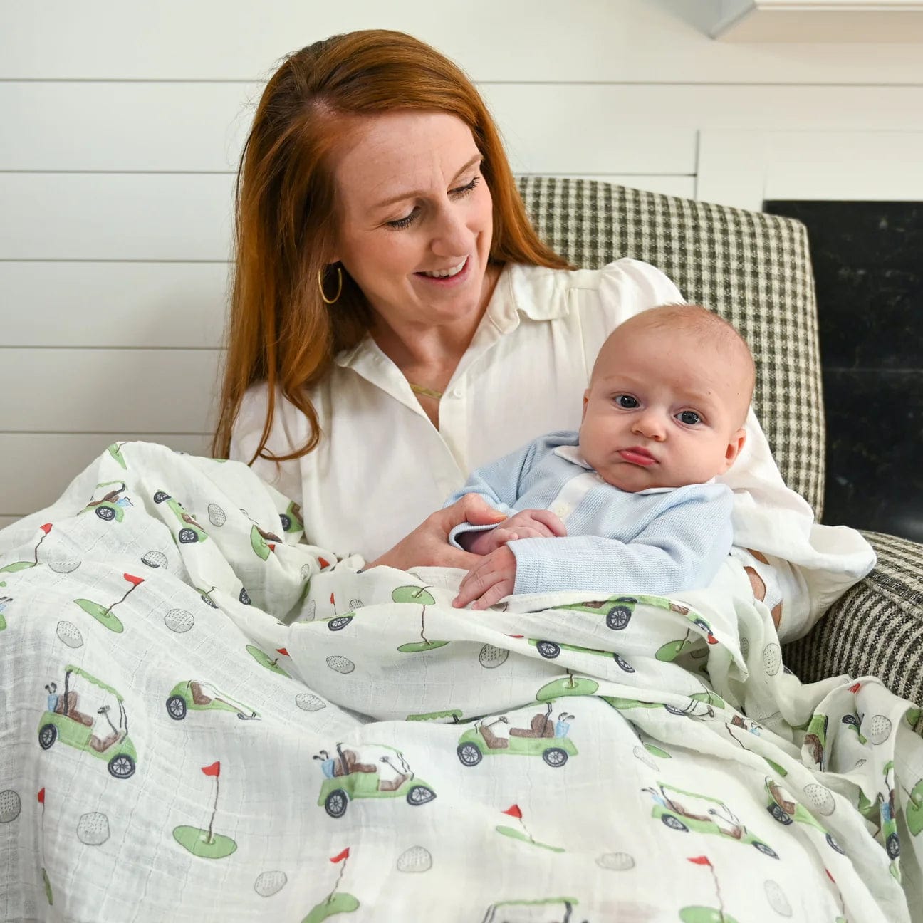 Golf swaddle blanket sale