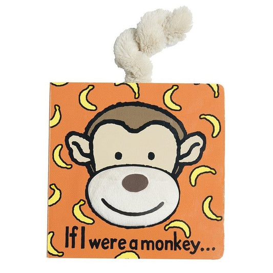 If I Were a Monkey Board Book JellyCat JellyCat Lil Tulips