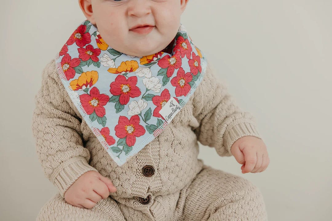 Ivy Bandana Bib Set Copper Pearl Lil Tulips