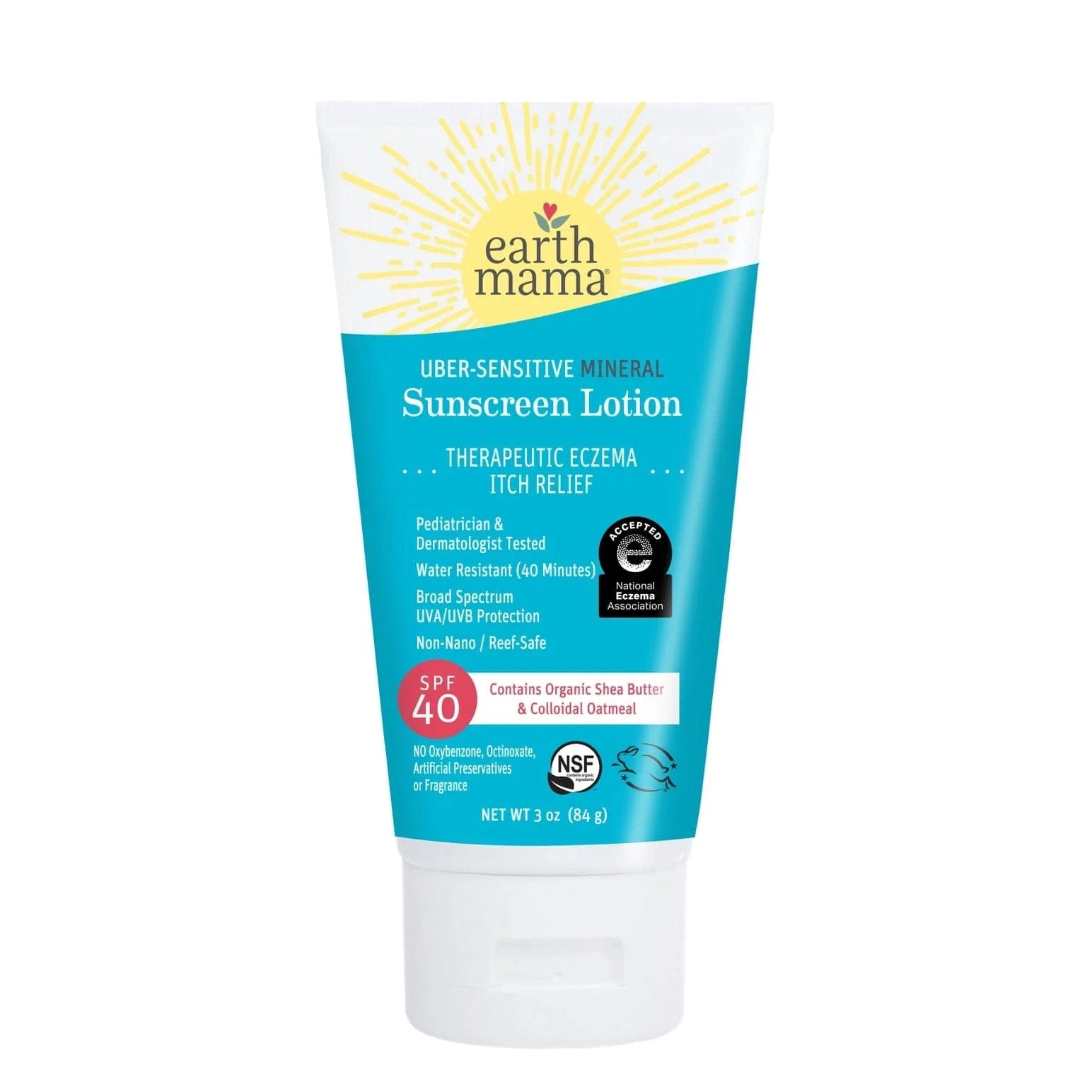 Kids Uber-Sensitive Mineral Sunscreen Lotion - SPF 40 Earth Mama Angel Baby Earth Mama Angel Baby Lil Tulips