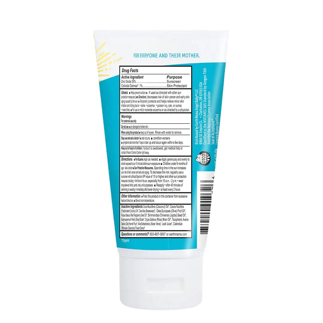 Kids Uber-Sensitive Mineral Sunscreen Lotion - SPF 40 Earth Mama Angel Baby Earth Mama Angel Baby Lil Tulips