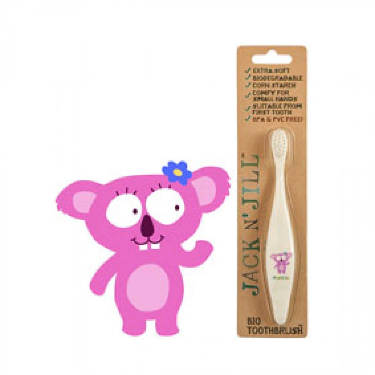 Koala Jack N Jill Bio Toothbrush Jack n' Jill Lil Tulips