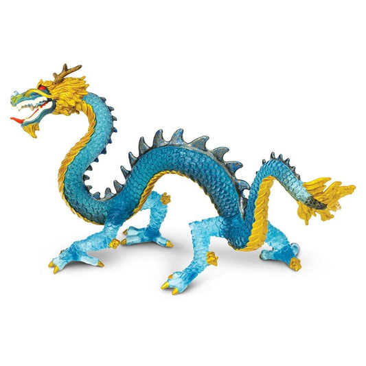 Krystal Blue Dragon Toy Safari Ltd Lil Tulips