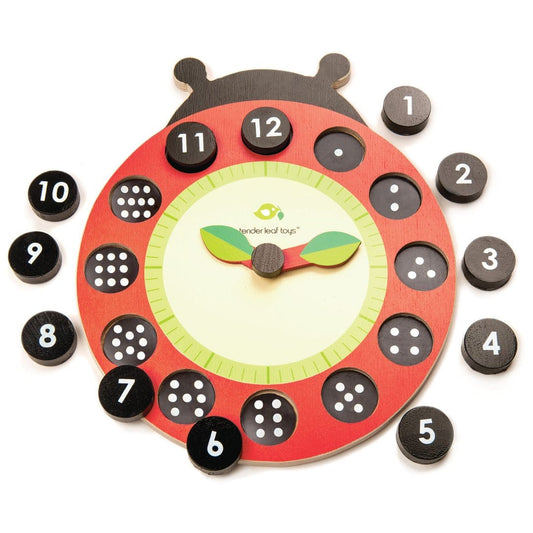 Ladybug Teaching Clock Tender Leaf Lil Tulips