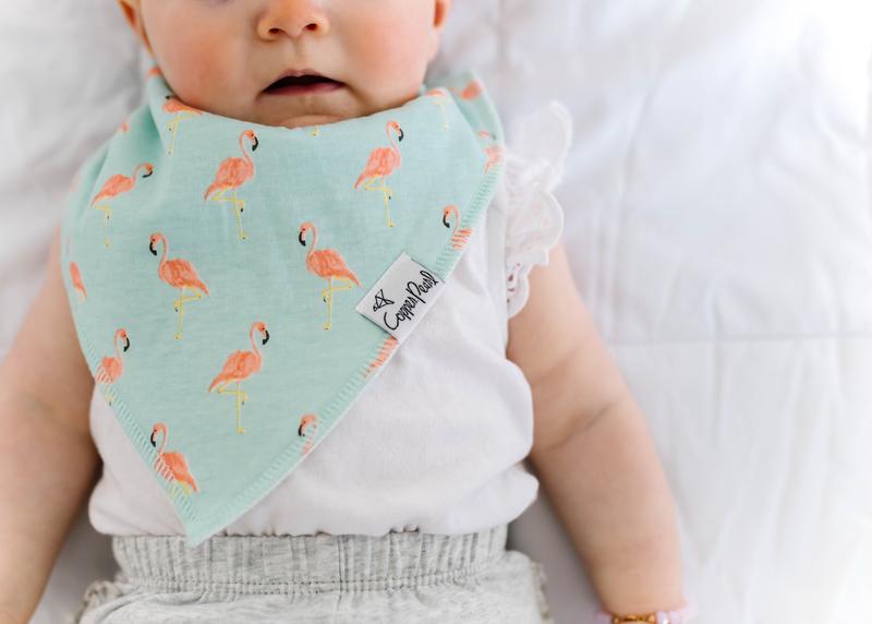 Leilani Bandana Bibs Copper Pearl Lil Tulips