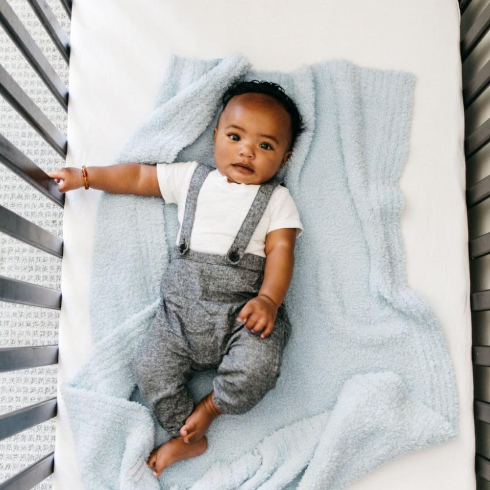 Light Blue Bamboni Blanket Saranoni Lil Tulips