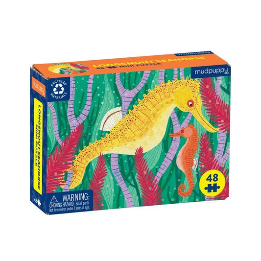 Longsnout Seahorse 48 Piece Mini Puzzle Chronicle Books Lil Tulips