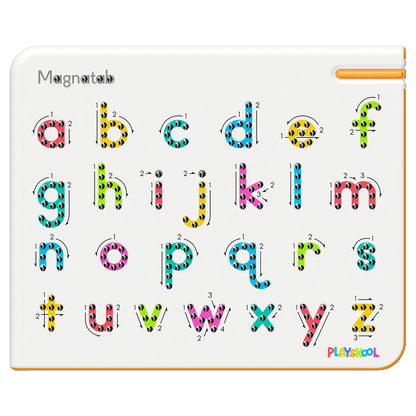 Lowercase A-Z Magnatab Playskool Lil Tulips