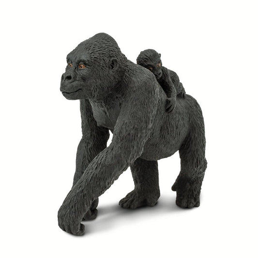 Lowland Gorilla with Baby Toy Safari Ltd Lil Tulips