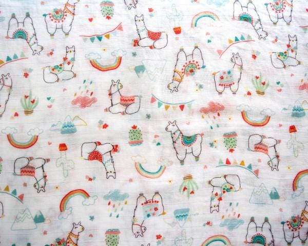 Luxe Fitted Crib Sheet Llama LouLou Lollipop