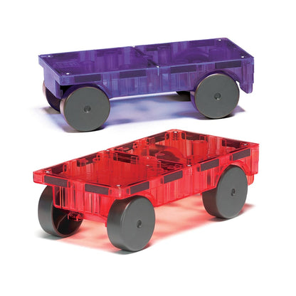 Magna-Tiles® Cars – Purple & Red 2-Piece Set Magna-Tiles Lil Tulips