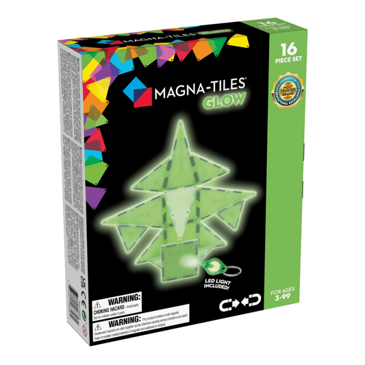 Magna-Tiles® Glow in the Dark 16-Piece Set Magna-Tiles Lil Tulips