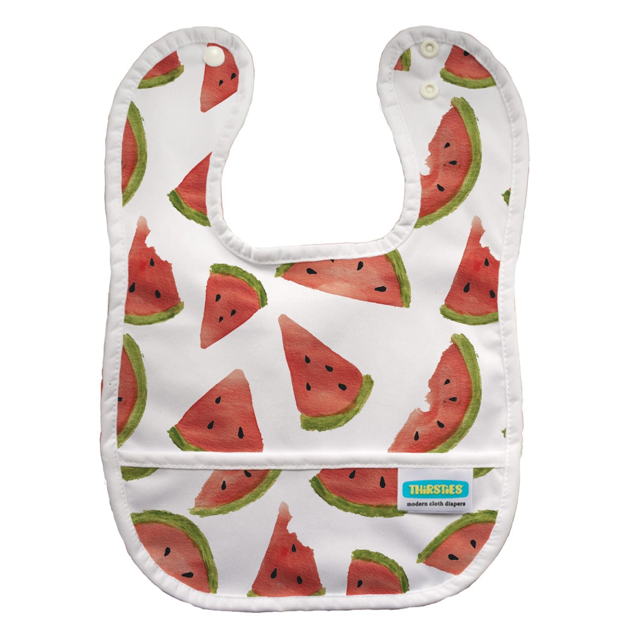 Melon Party Pocket Bib Thirsties Bibs Lil Tulips