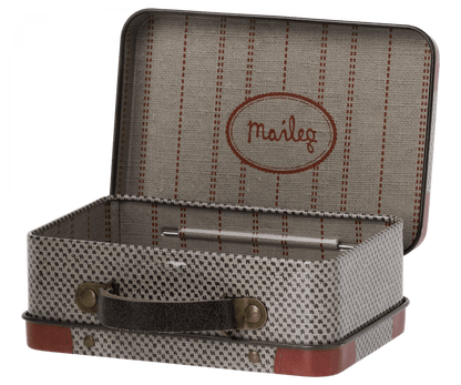 Metal Suitcase - Grey Travel Maileg Lil Tulips