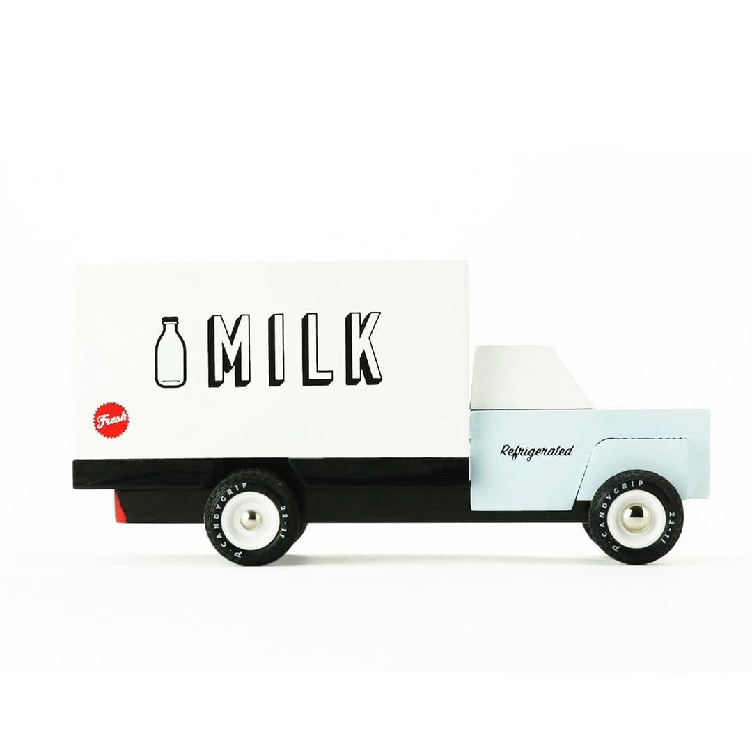 Milk Truck Wooden Car CandyLab Lil Tulips