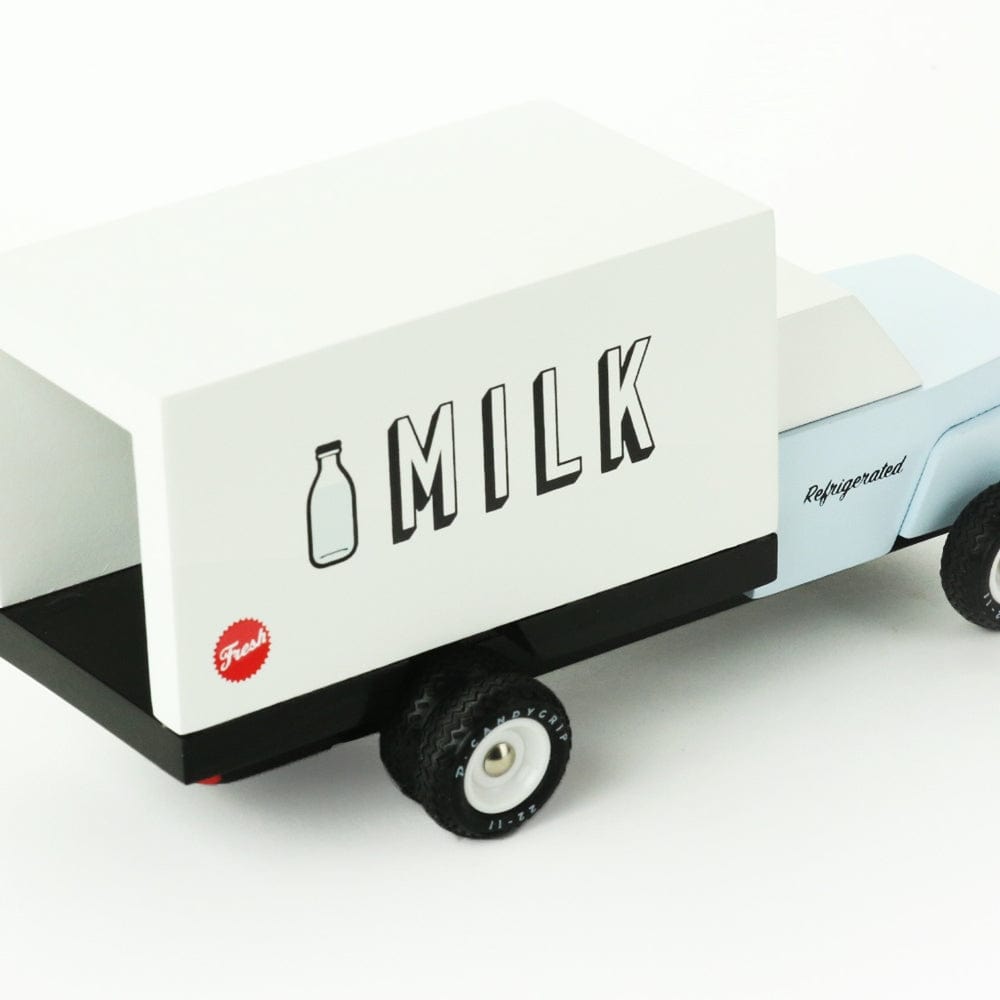 Milk Truck Wooden Car CandyLab Lil Tulips