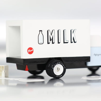 Milk Truck Wooden Car CandyLab Lil Tulips