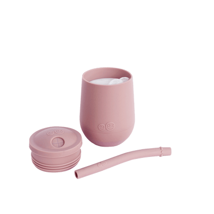 Mini Cup + Straw Training System - Blush Ezpz Lil Tulips