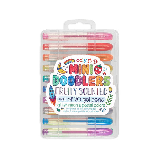 Mini Doodlers Fruity Scented Gel Pens - Set of 20 OOLY Lil Tulips