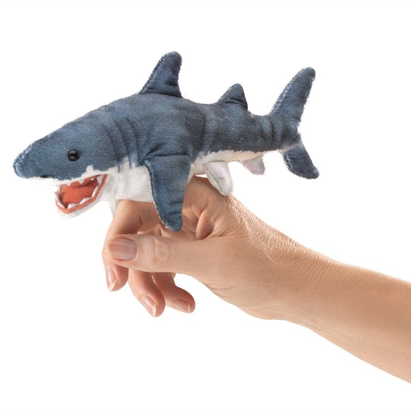 Mini Shark Finger Puppet Folkmanis Puppets Folkmanis Puppets Lil Tulips