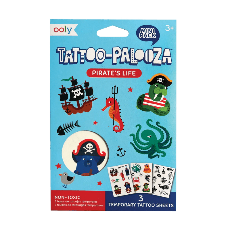 Mini Temporary Tattoos - Pirate's Life OOLY Lil Tulips