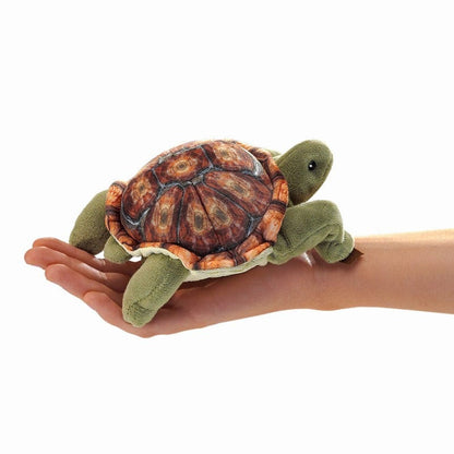 Mini Tortoise Finger Puppet Folkmanis Puppets Folkmanis Puppets Lil Tulips