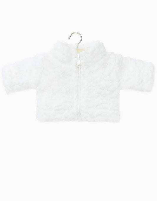 Doll Clothing: Blaise white sherpa jacket