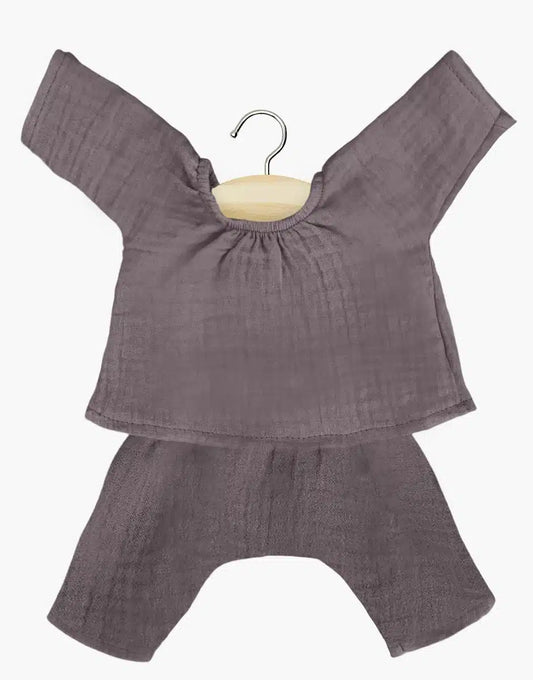 Jana Set in Grape Cotton Gauze