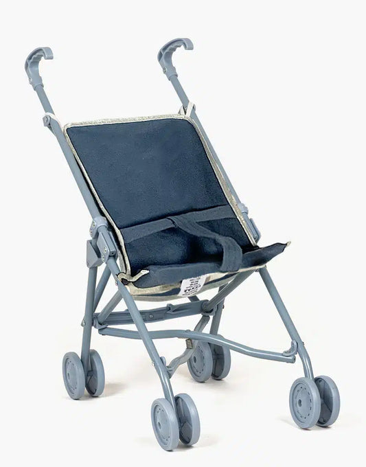 Minikane x Petit Picotin – Navy Blue Canvas Doll Stroller