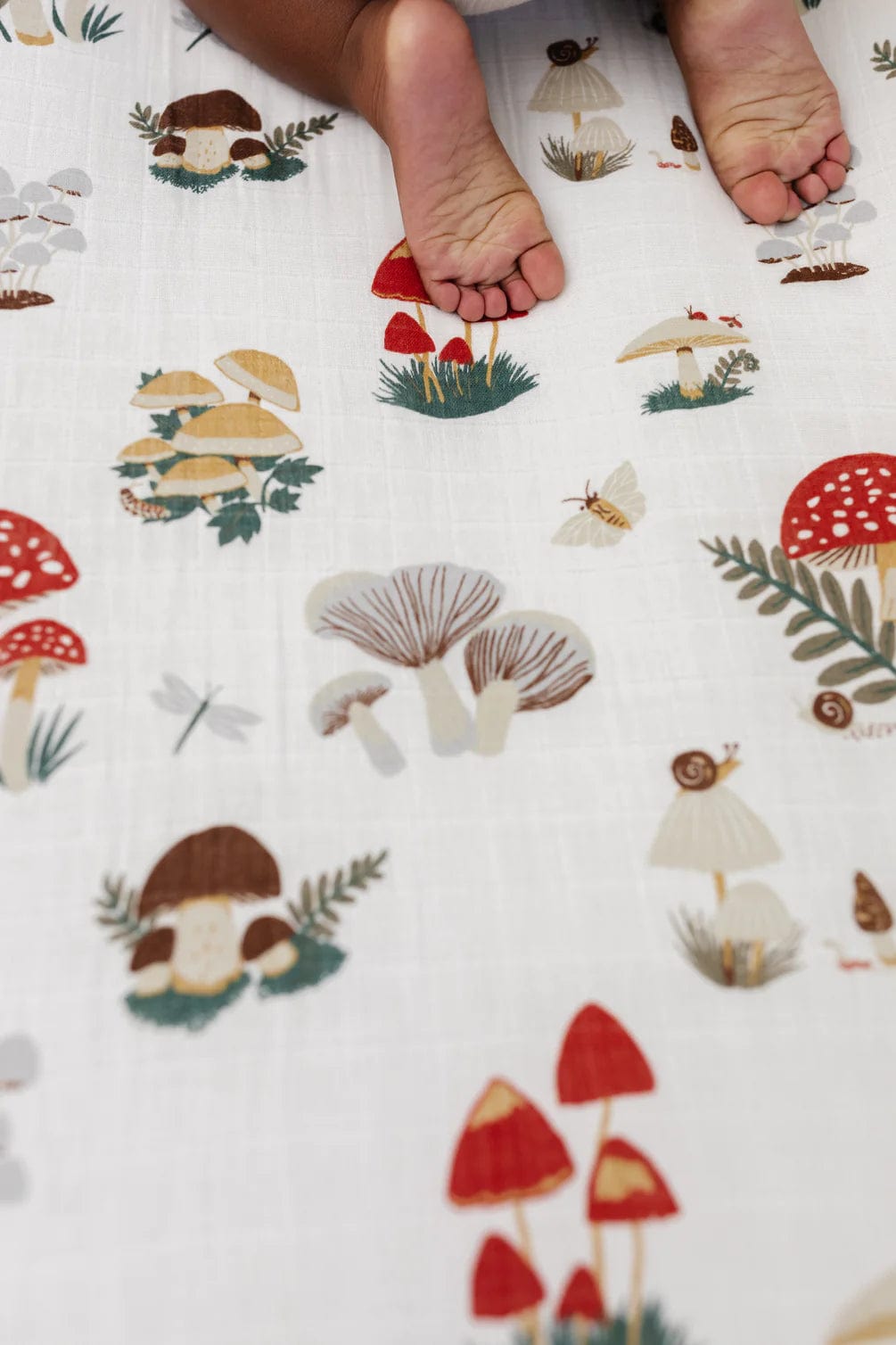 Mushroom Crib Sheet Clementine Kids Lil Tulips