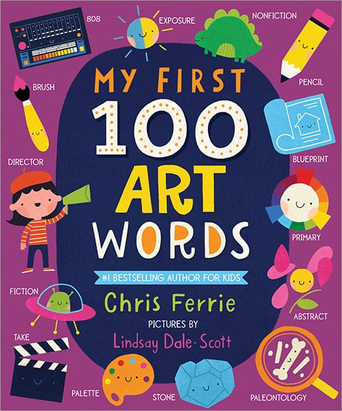 My First 100 Art Words - Board Book (Padded) SourceBooks Lil Tulips