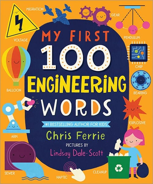 My First 100 Engineering Words - Board Book (Padded) SourceBooks Lil Tulips