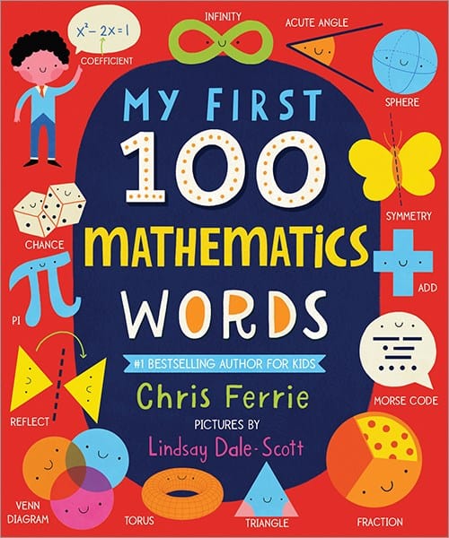 My First 100 Mathematics Words - Board Book (Padded) SourceBooks Lil Tulips