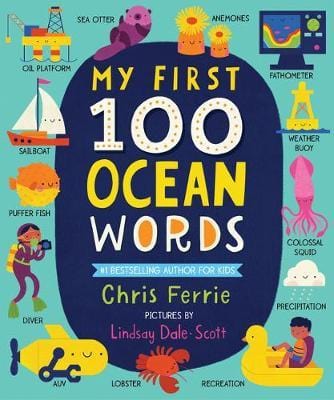 My First 100 Ocean Words - Board Book (padded) SourceBooks Lil Tulips